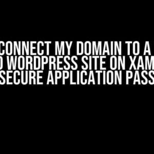 How to Connect My Domain to a Locally Hosted WordPress Site on XAMPP and Enable Secure Application Passwords?